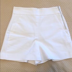 White Zara shorts